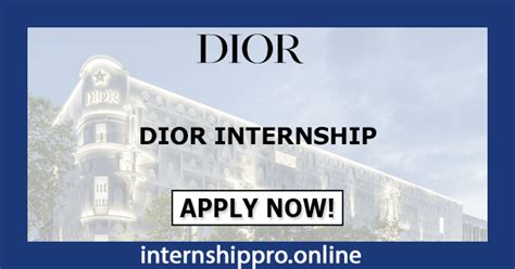 dior summer internship 2021|Dior internship new york.